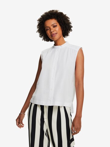 ESPRIT Blouse in Wit: voorkant