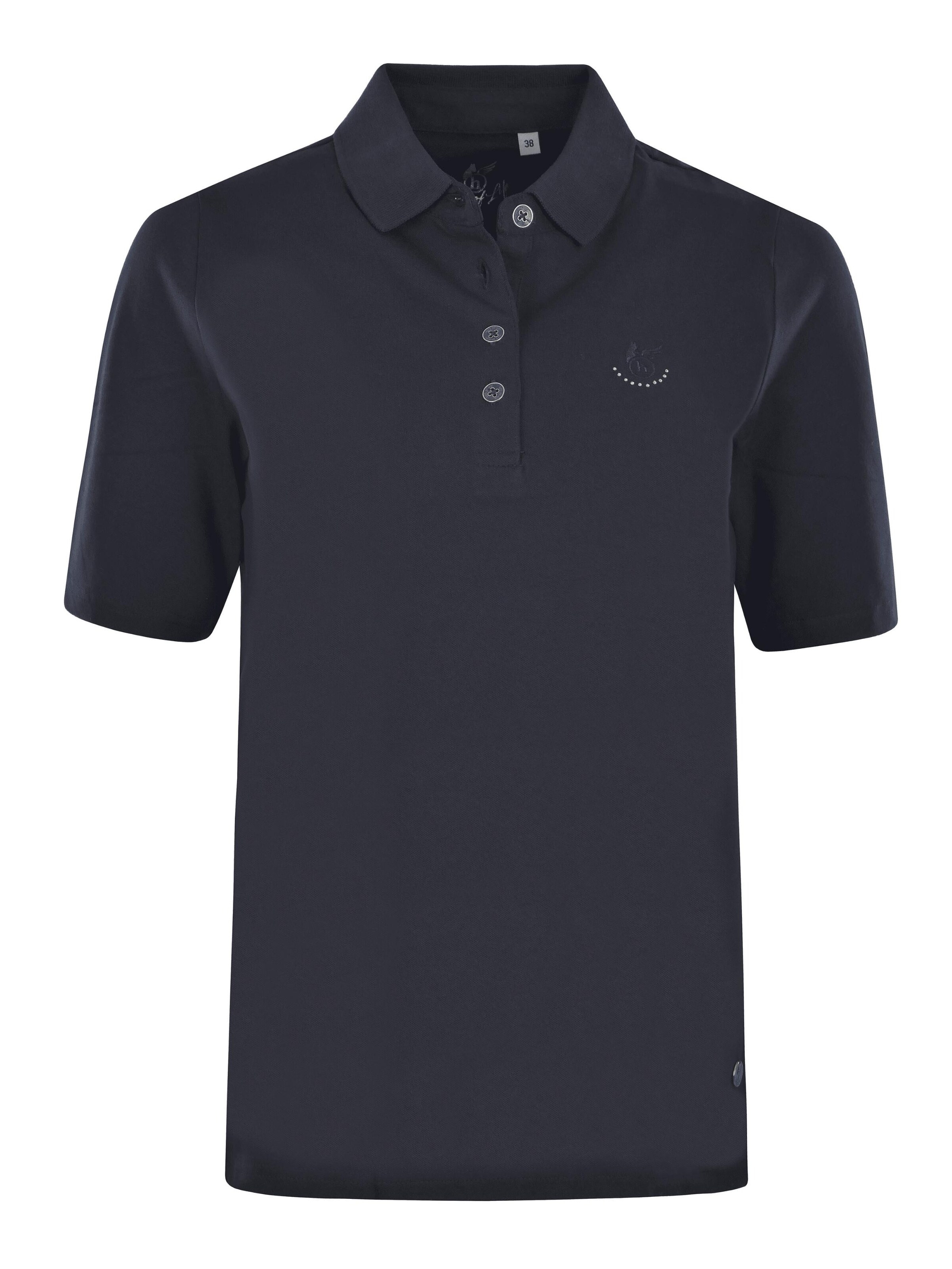 HAJO Shirt 'Poloshirt Piqué stay fresh®' in Blue: front