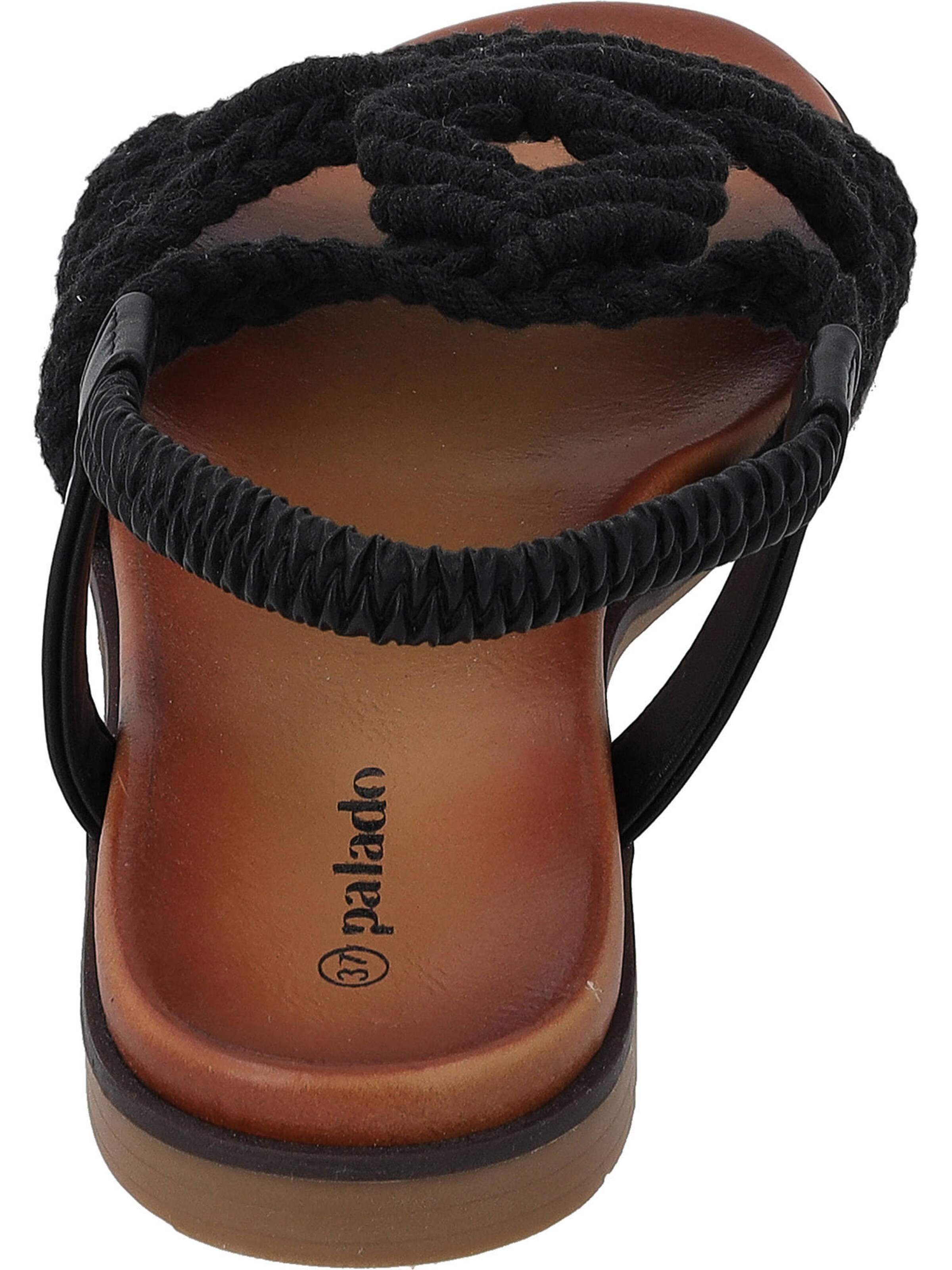 Sandales 'Fathana' Palado en noir