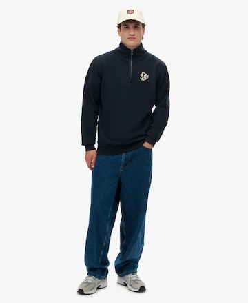 Superdry & Co Sweatshirt 'Athletic' in Blue: front