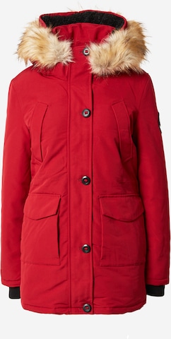 Superdry Winterjas in Rood: voorkant