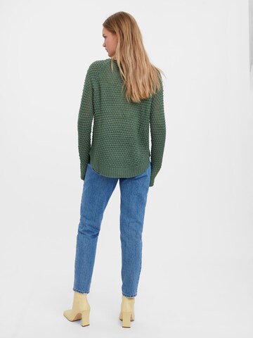 VERO MODA Sweter 'Esme' w kolorze zielony