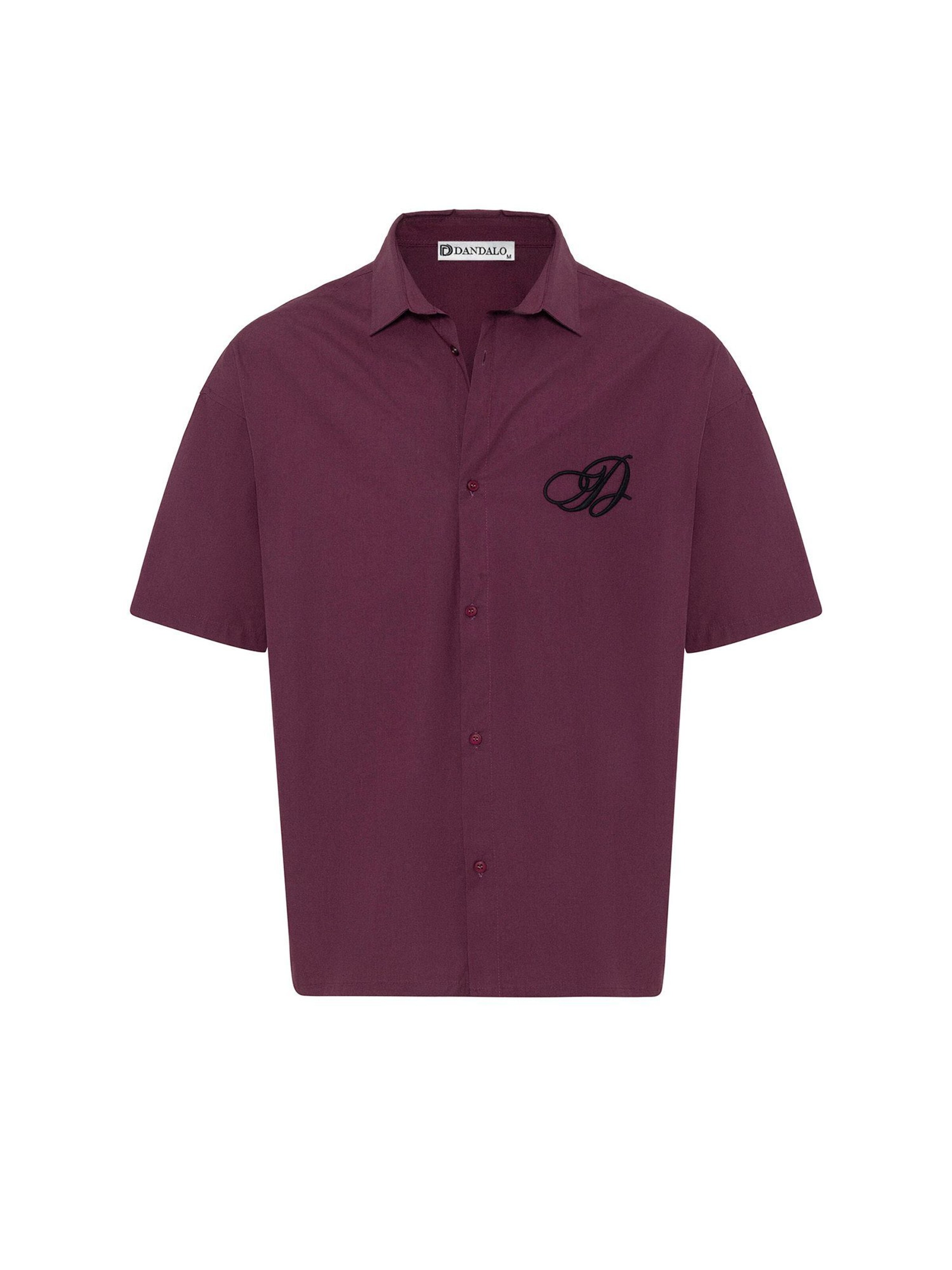 Dandalo Button Up Shirt in Burgundy, Item view