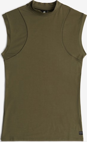 G-STAR Top '2nd Skin' in Grün: Vorderseite