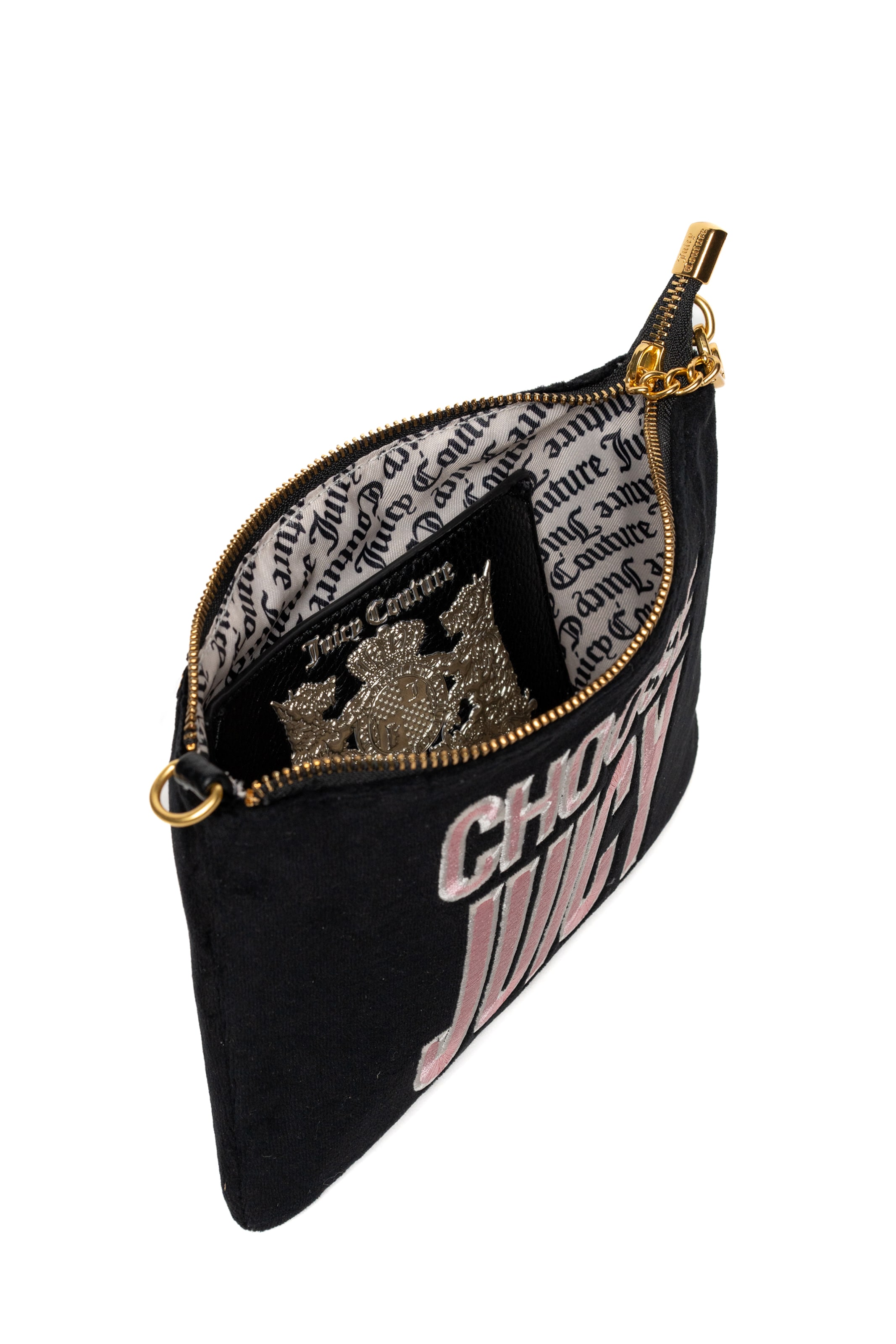 Juicy Couture Shoulder Bag 'Ella Flat Pouch' in Black