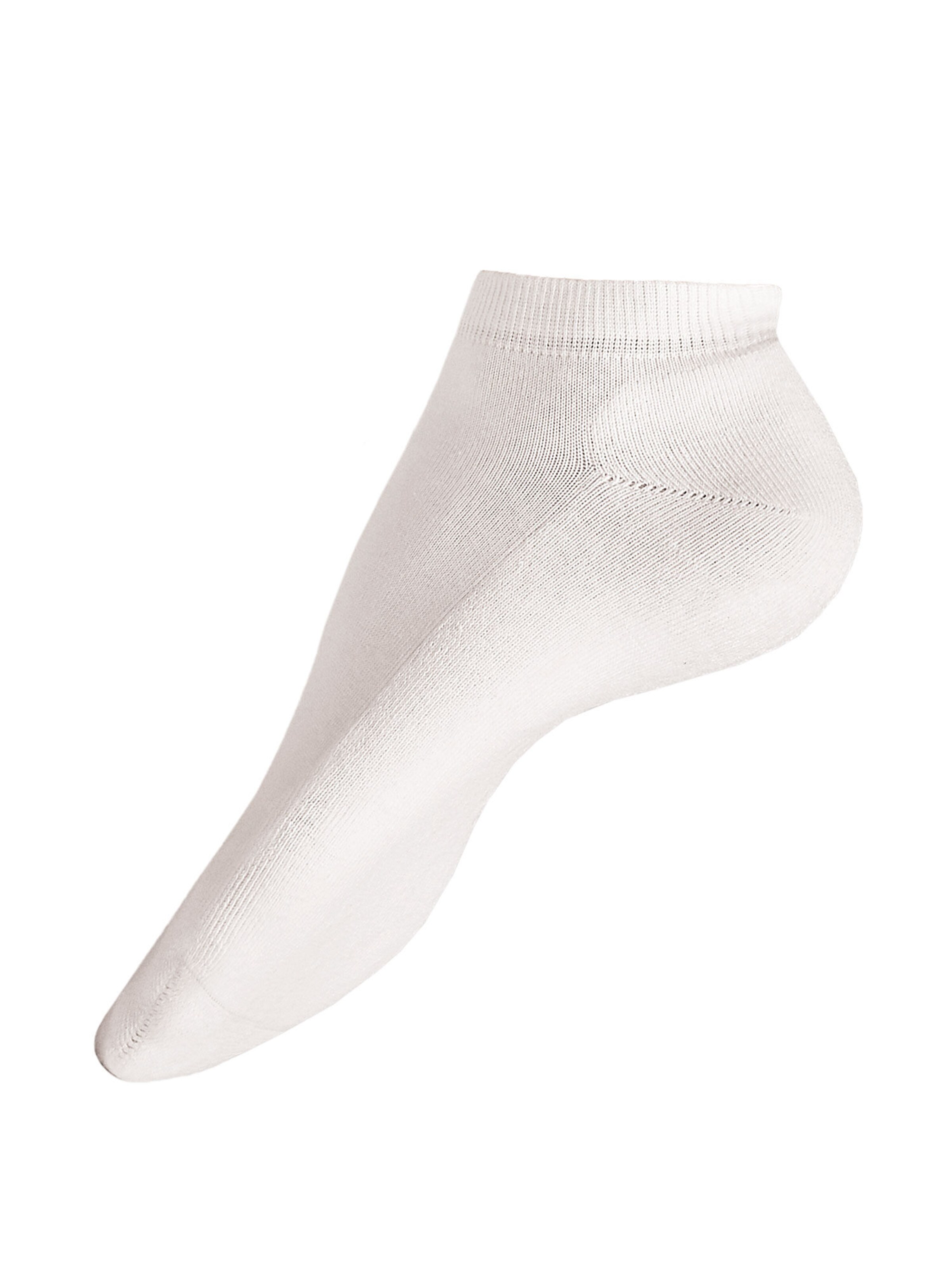 Chaussettes 'Liz Plush' KUNERT en blanc : devant