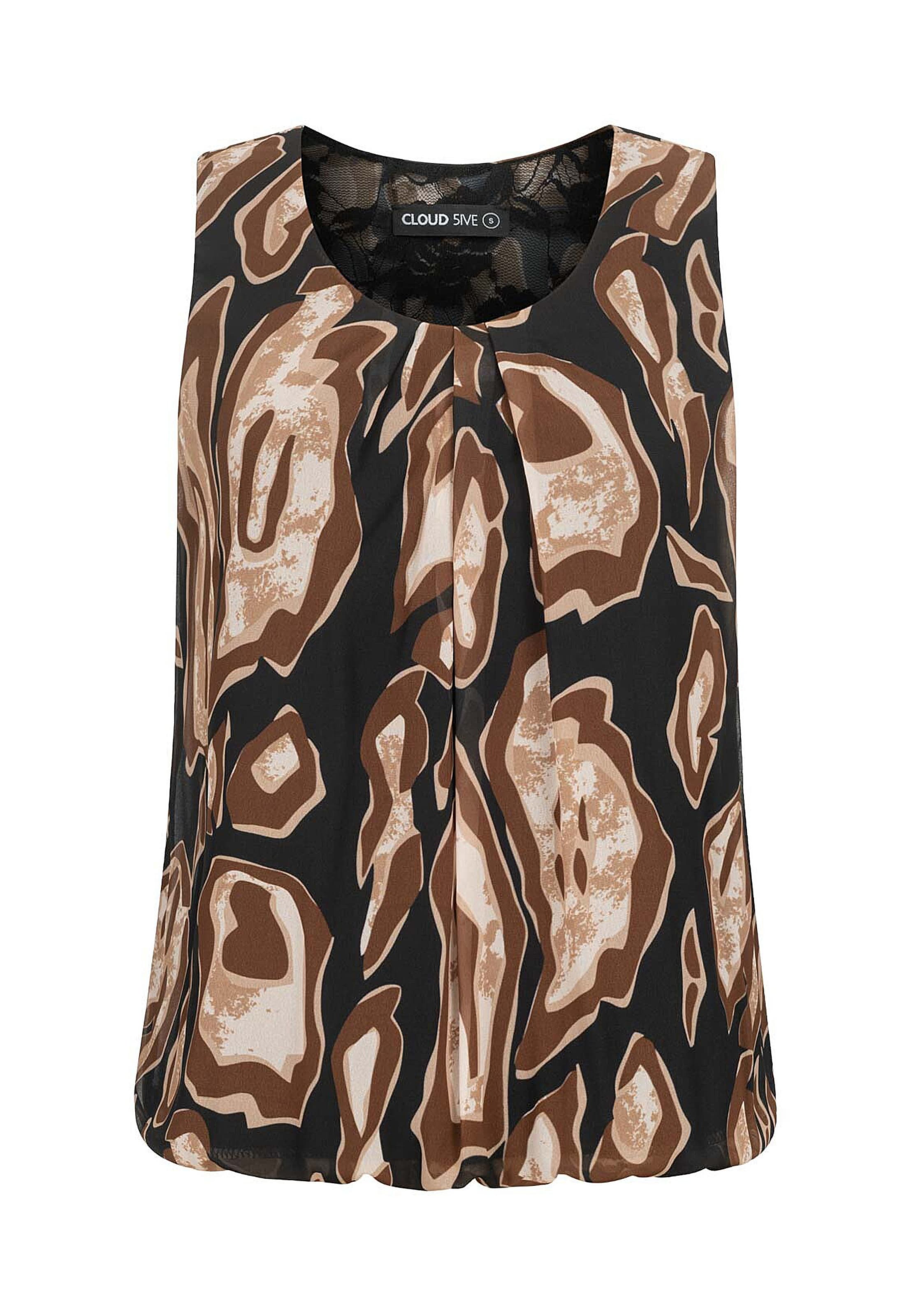 Cloud5ive Blouse in Zwart: voorkant