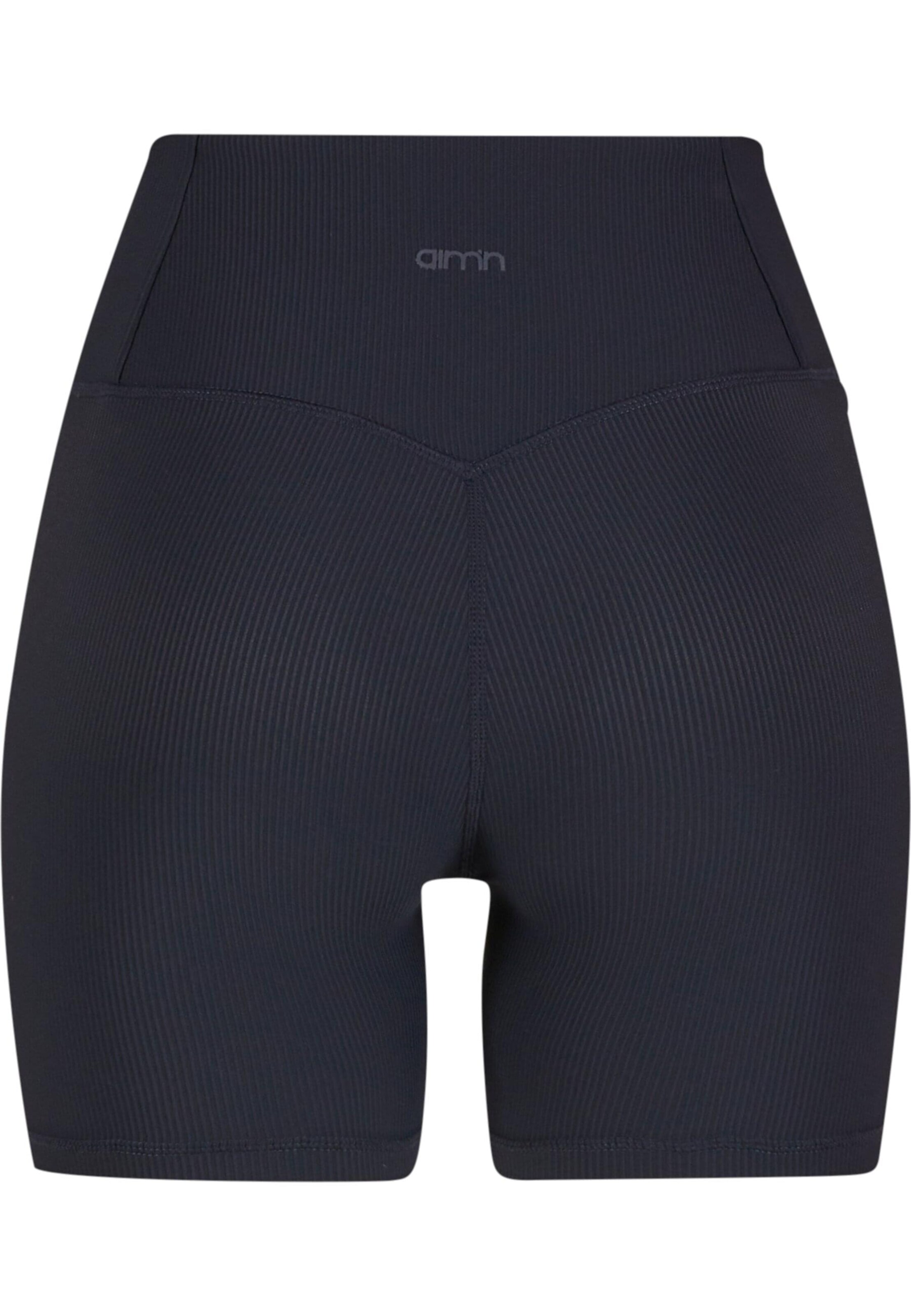 Skinny Pantaloni sportivi di Aim'n in nero