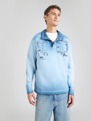 CAMP DAVID Sweatshirt in Blue: front