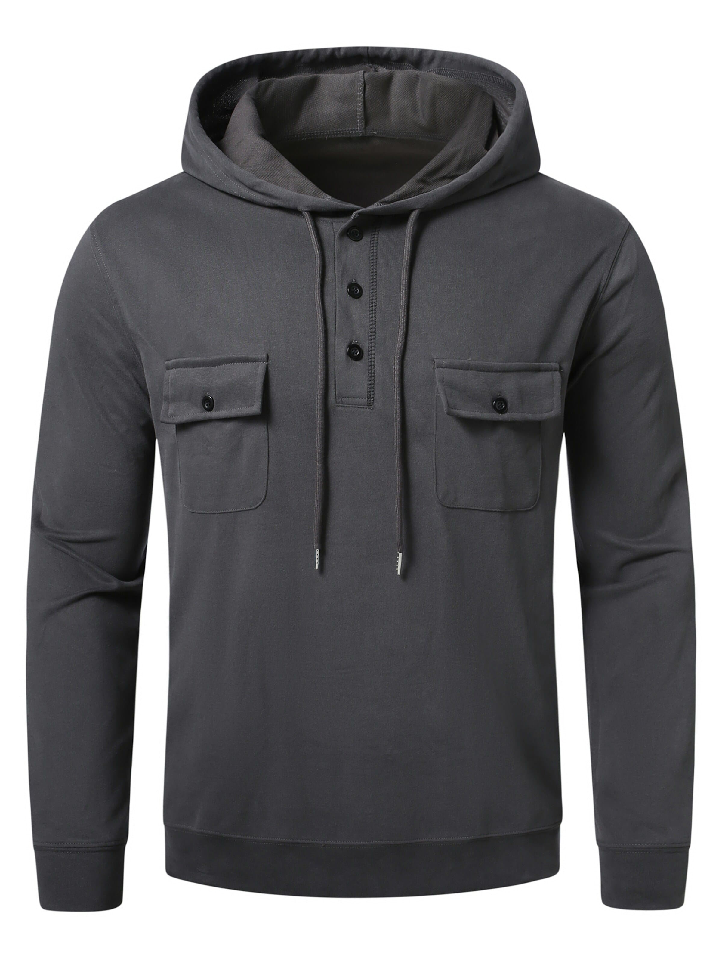 YOUTHUP Athletic Sweatshirt in S in Dark grey, Item view
