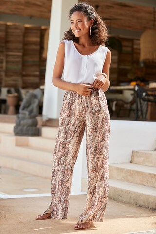 BUFFALO Loose fit Trousers in Beige: front
