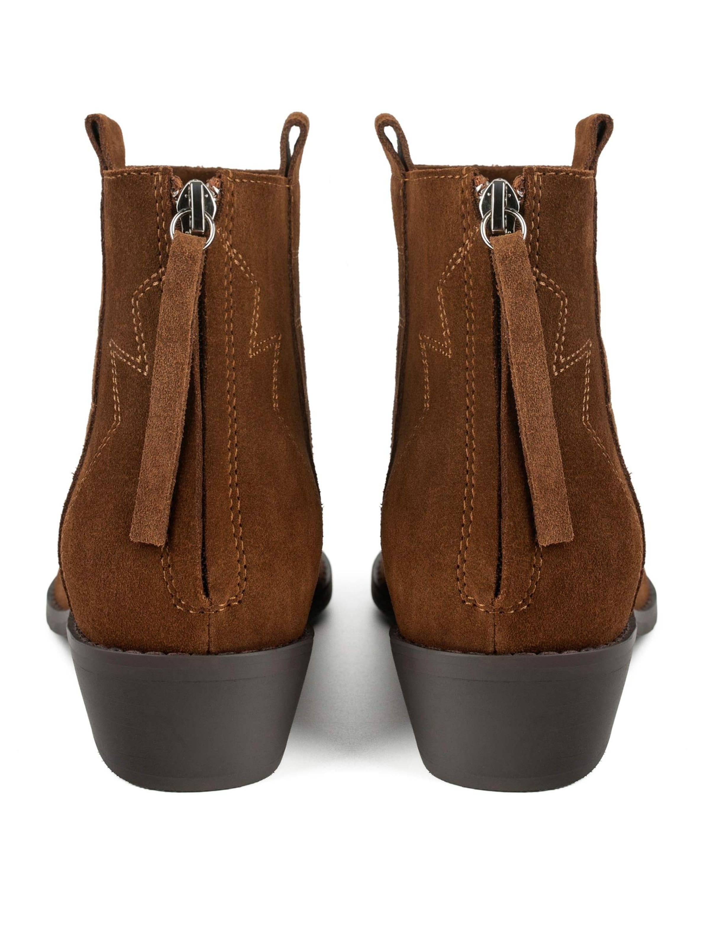 L37 HANDMADE SHOES Booties 'FLASHBACK' in Beige