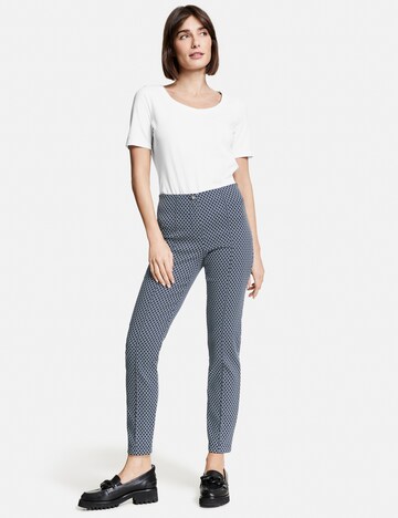 GERRY WEBER Slim fit Pants in Blue