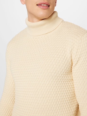 SELECTED HOMME Pullover 'REMY' in Beige