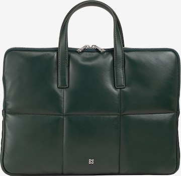 DuDu Laptoptas 'Togean' in Groen: voorkant