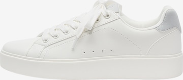 Pull&Bear Låg sneaker i vit: framsida