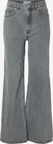 SELECTED FEMME Wide leg Jeans 'SLFALice' i grå: framsida