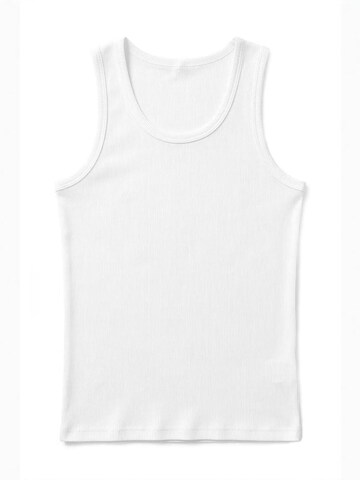 T-Shirt 'Tanktops & Camis' ÖTS en blanc : devant