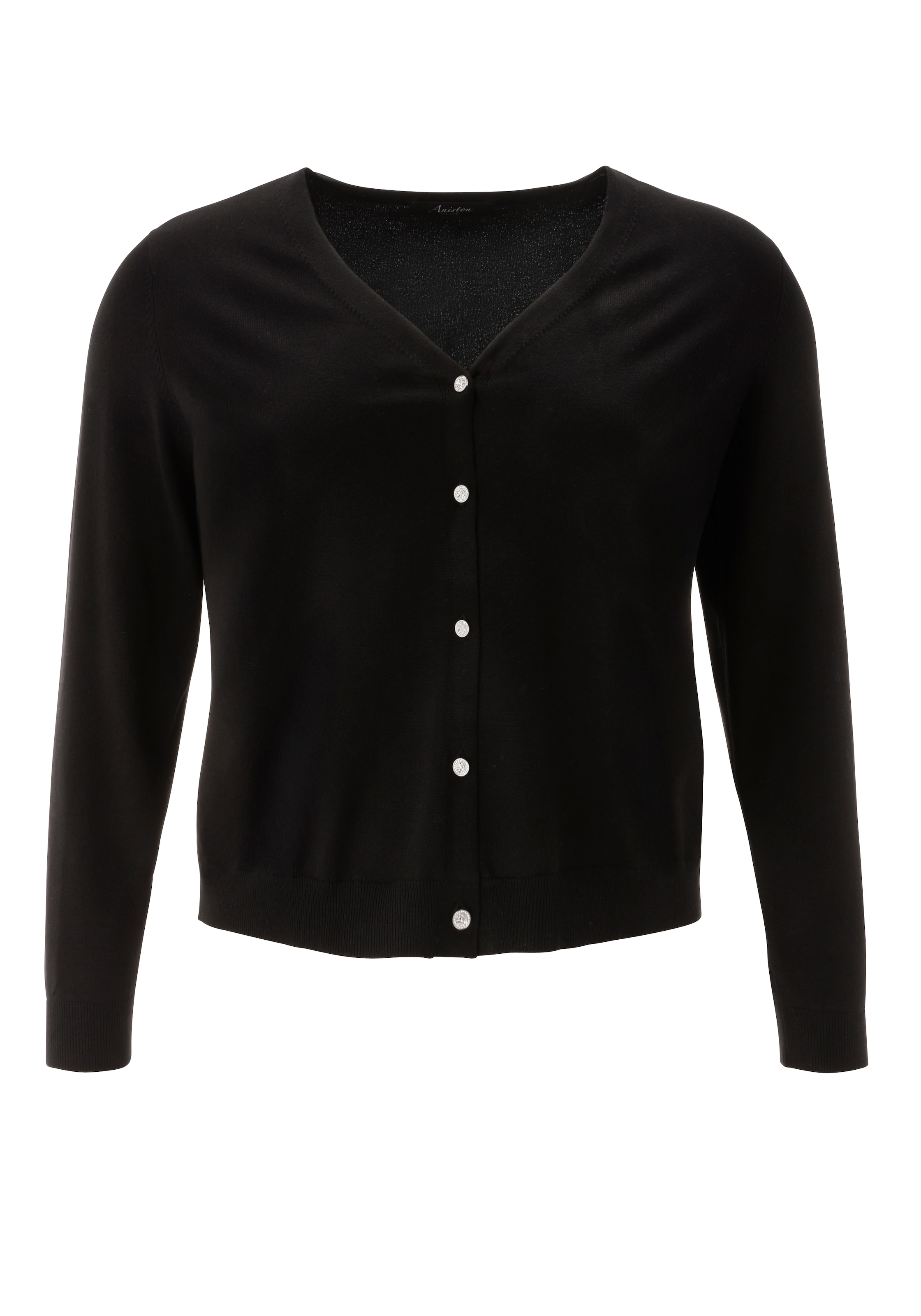 Aniston Strickjacke in Schwarz: Vorderseite