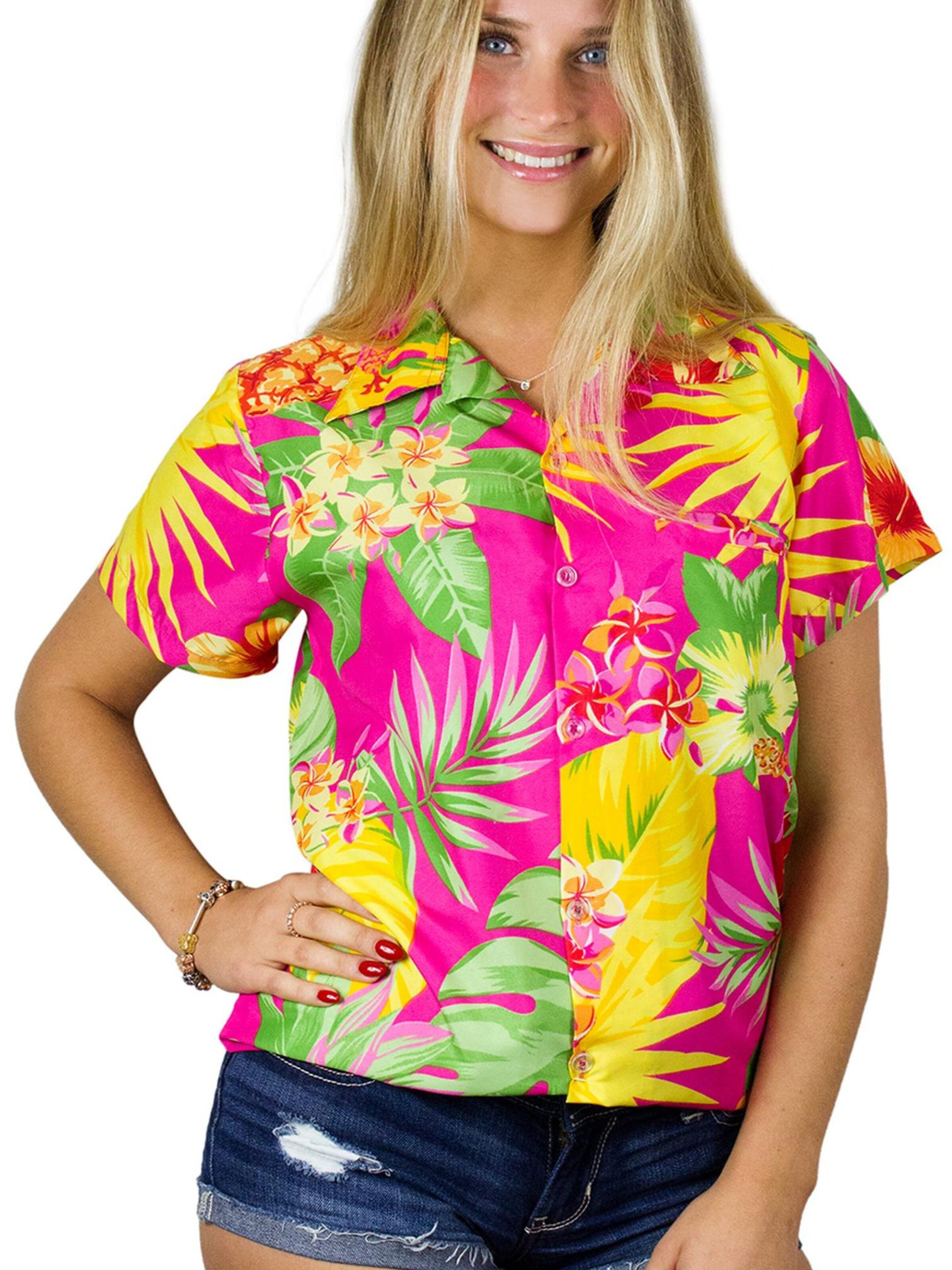 King Kameha Blouse 'Pineapple' in Pink