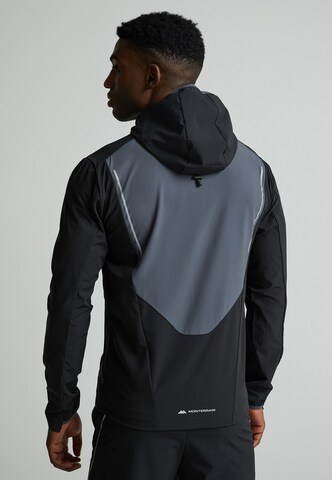 MONTERRAIN Trainingsjack in Zwart