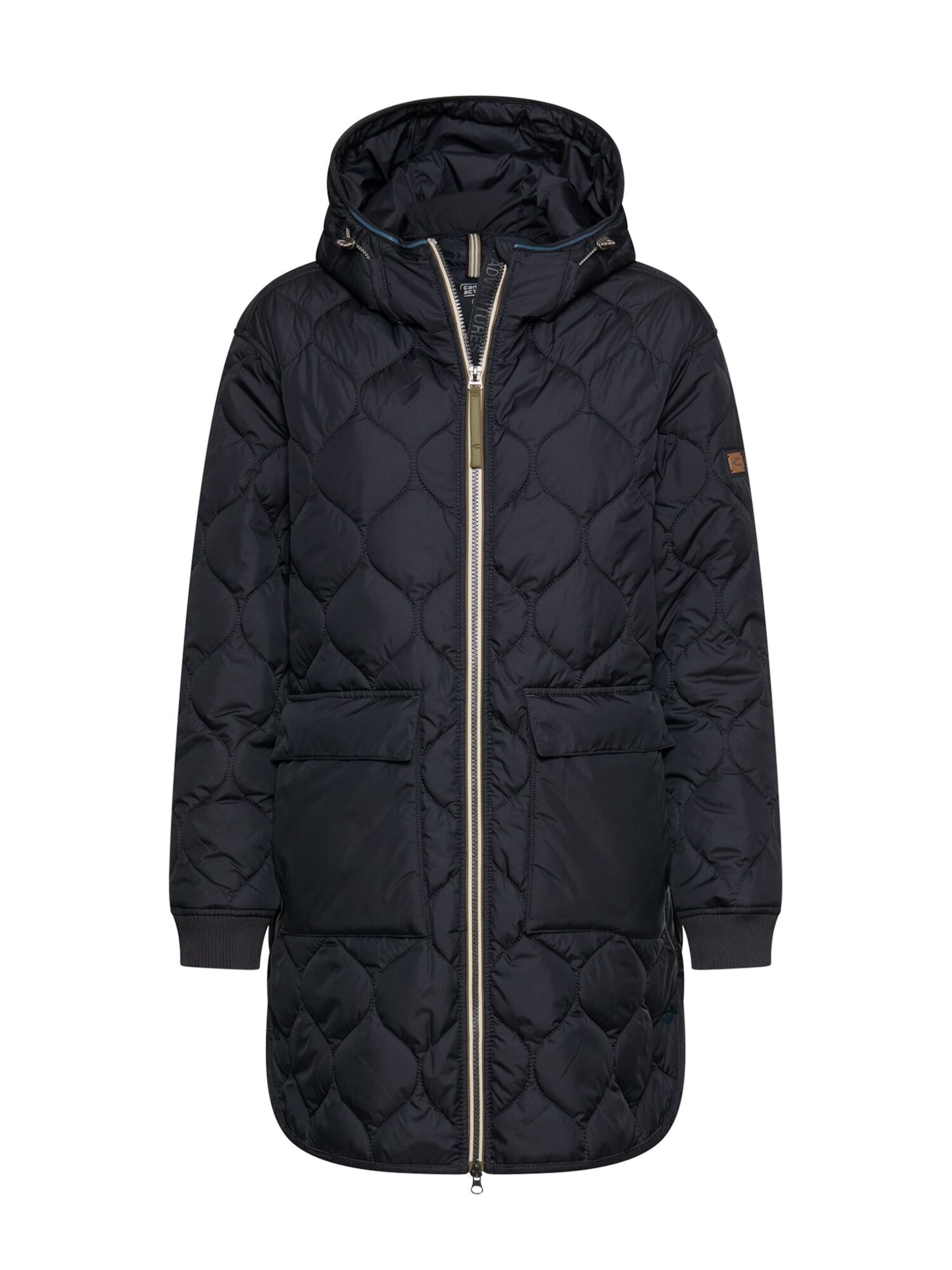 CAMEL ACTIVE Winddichter Mantel in Oversized Passform in Blau: Vorderseite