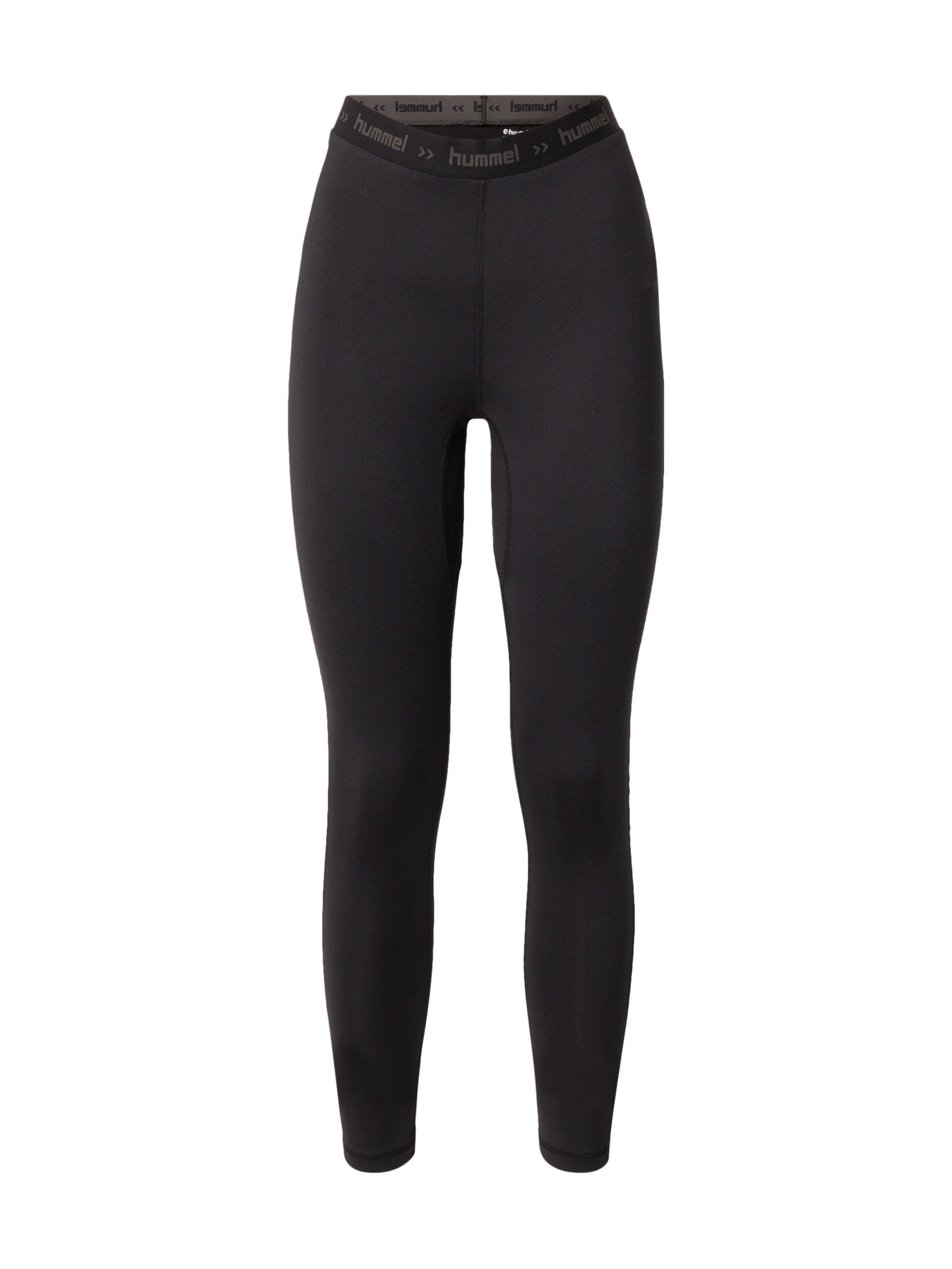 Hummel Skinny Sports trousers in Black: front