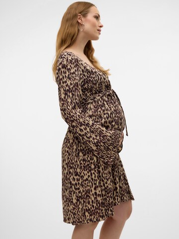 Robe 'MLKELSEY' MAMALICIOUS en marron