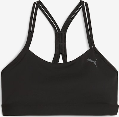 PUMA Soutien-gorge de sport en gris / noir, Vue avec produit