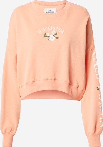 HOLLISTER Sweatshirt in Orange: front