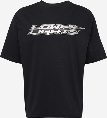 Low Lights Studios - Camiseta 'Lightning' en negro: frente