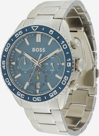 BOSS Black Analog klocka 'RUNNER' i silver: framsida