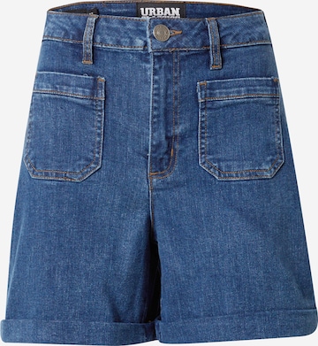 Urban Classics Regular Jeans in Blauw: voorkant