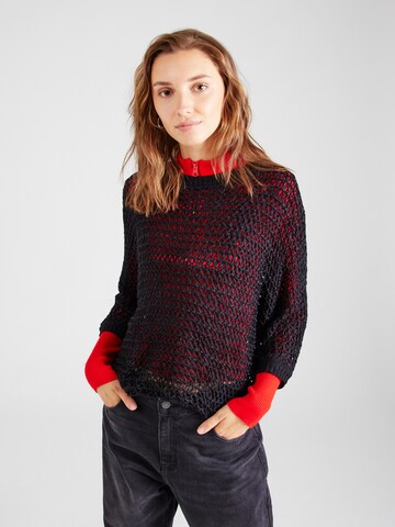 Pull-over Soccx en noir : devant