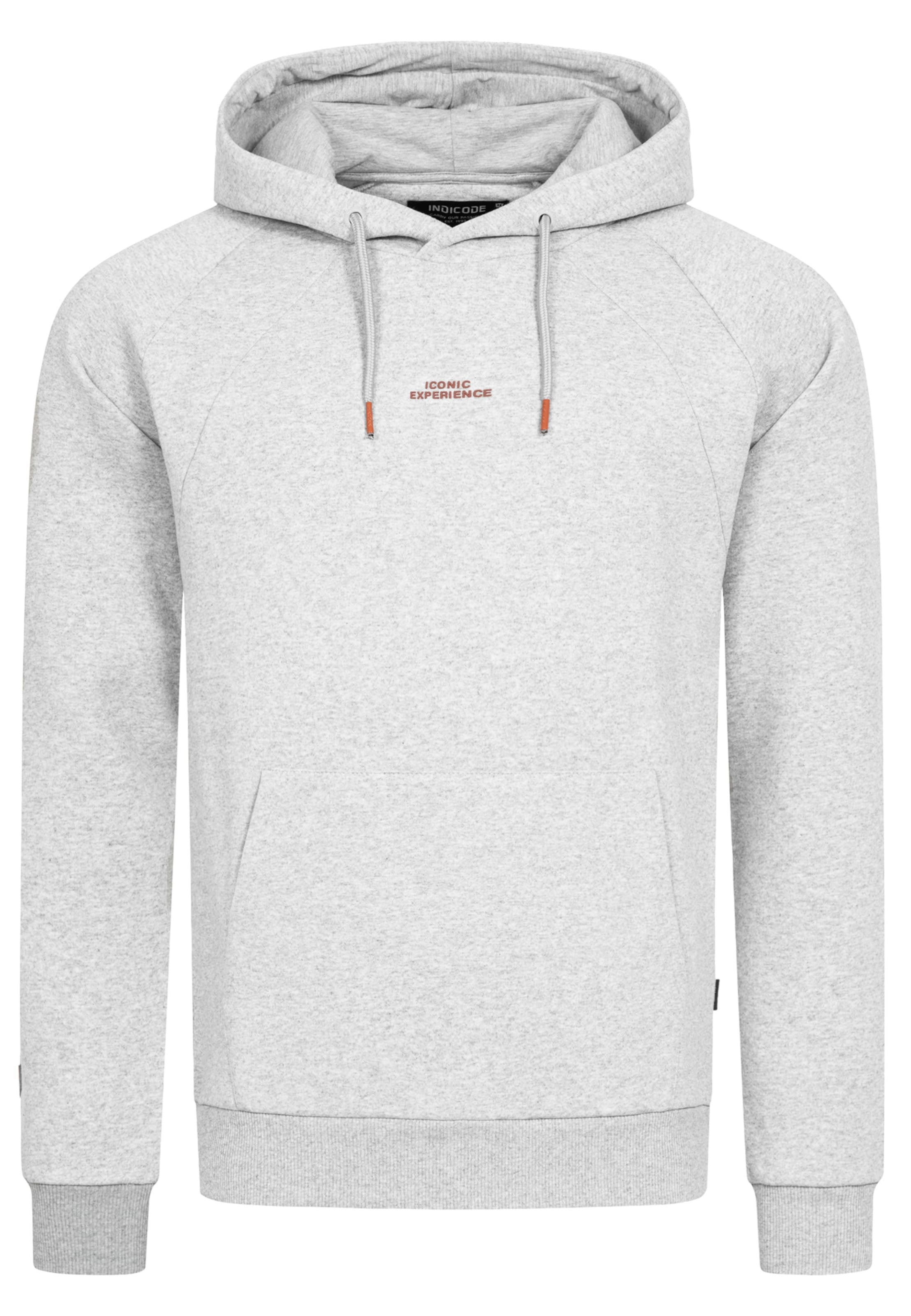 Sweat-shirt 'Virginia' INDICODE JEANS en gris : devant