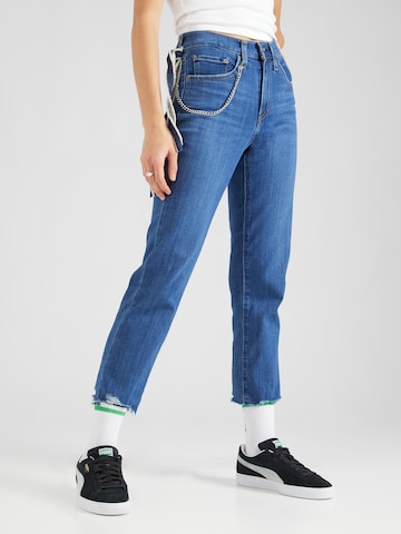 LEVI'S ® Regular Jeans '724 Hirise Straight Crop' in Blue: front