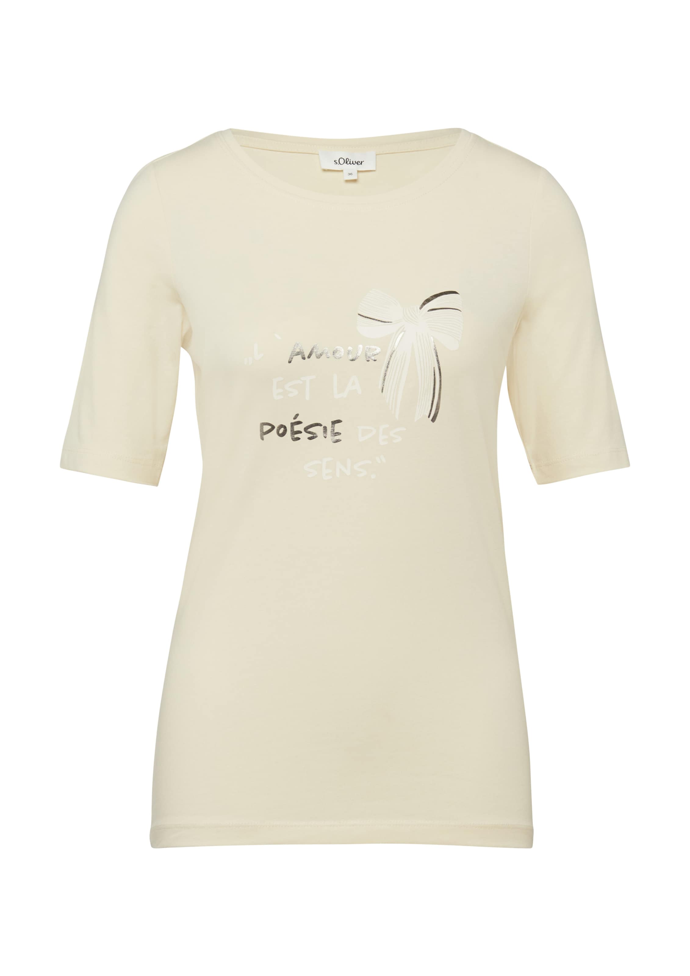 s.Oliver Tričko – béžová: přední strana