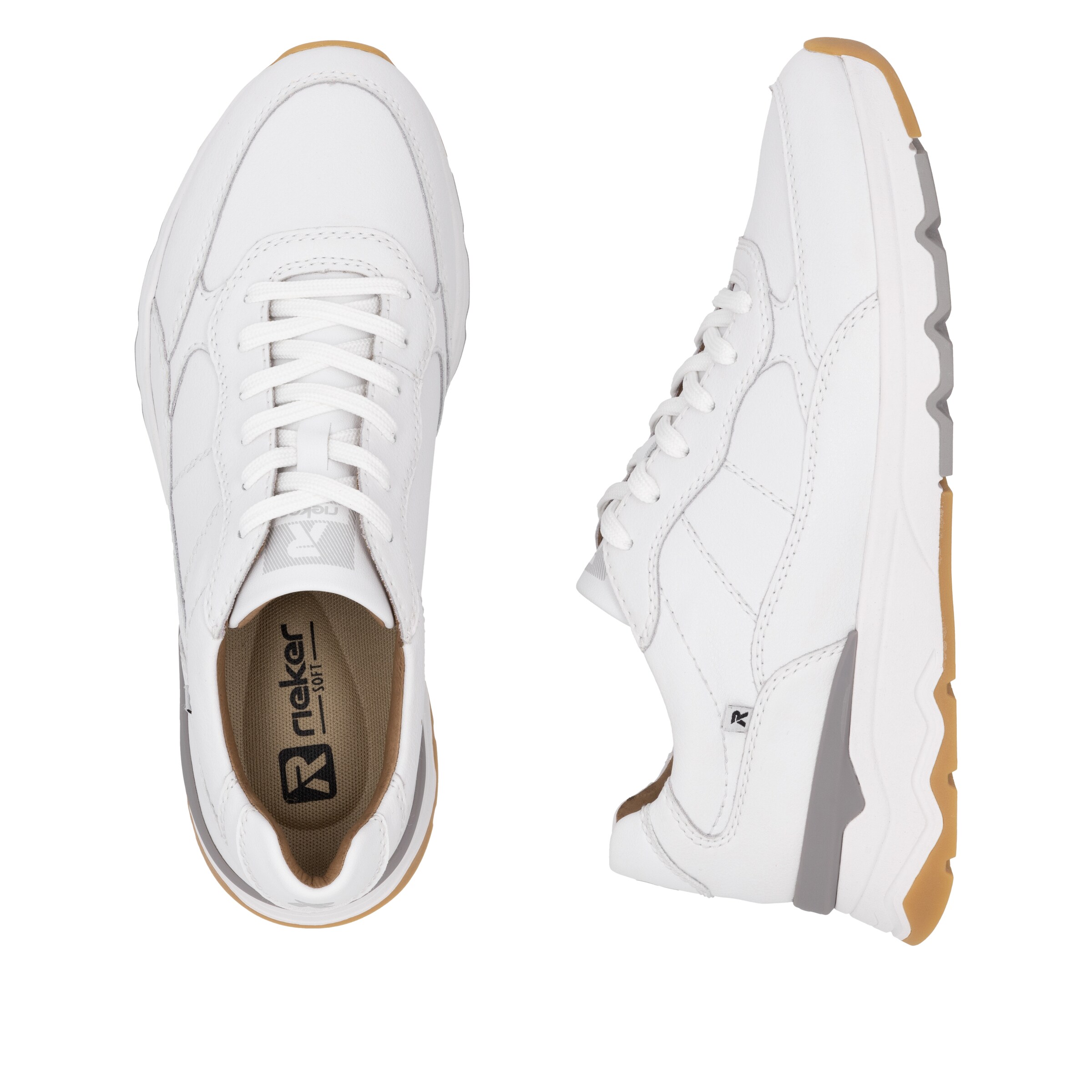 Baskets basses Rieker Sport en blanc