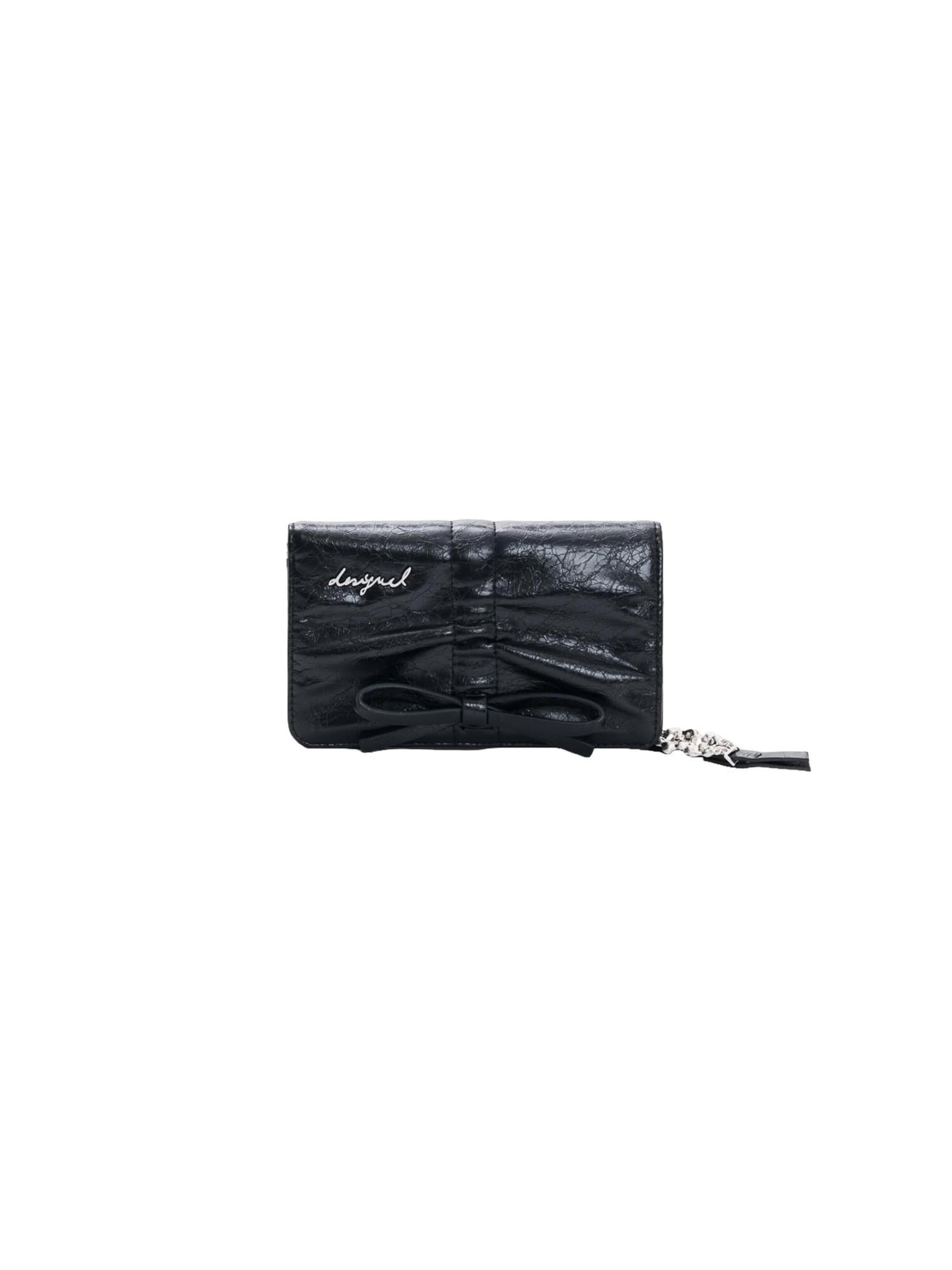 Desigual - Cartera en negro: frente