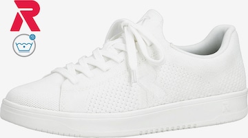 Baskets basses 'W1904' Rieker Sport en blanc : devant
