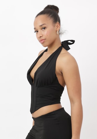 Elara Top in Schwarz