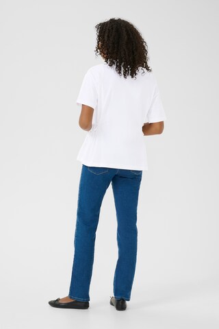 T-shirt 'Danny' Kaffe en blanc