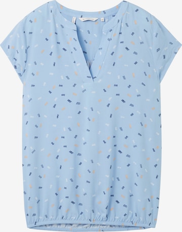 TOM TAILOR Blouse in Blauw: voorkant