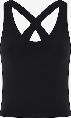 Girlfriend Collective Sports Top 'Zoe' in Black: front