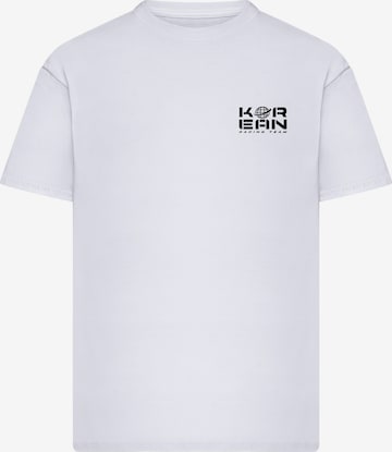 Mister Tee Shirt in Wit: voorkant
