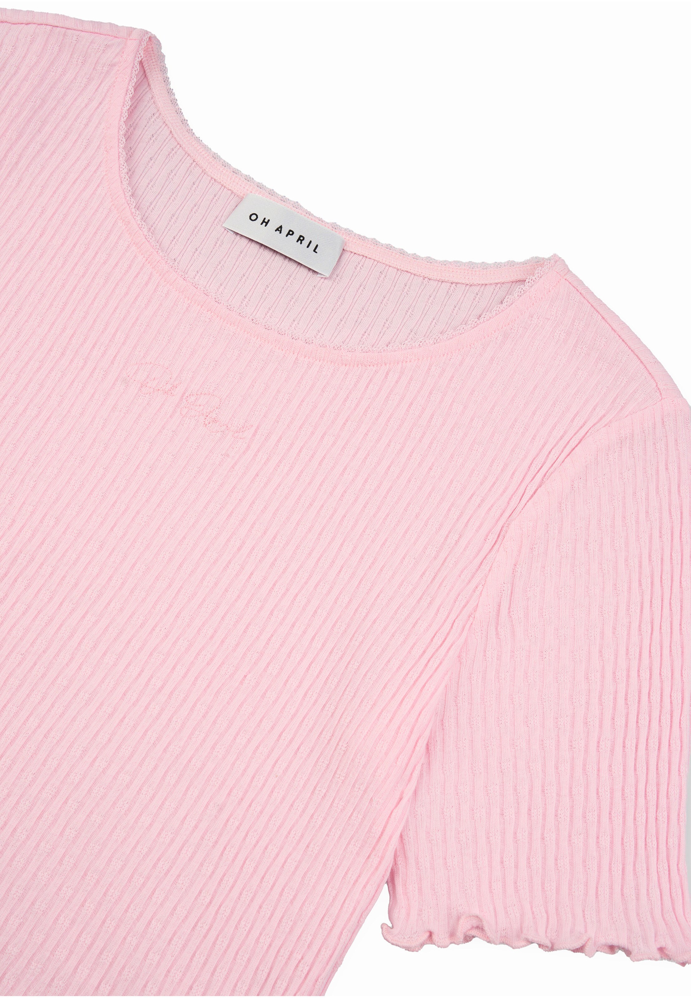 OH APRIL - Camisa 'Lune' em rosa