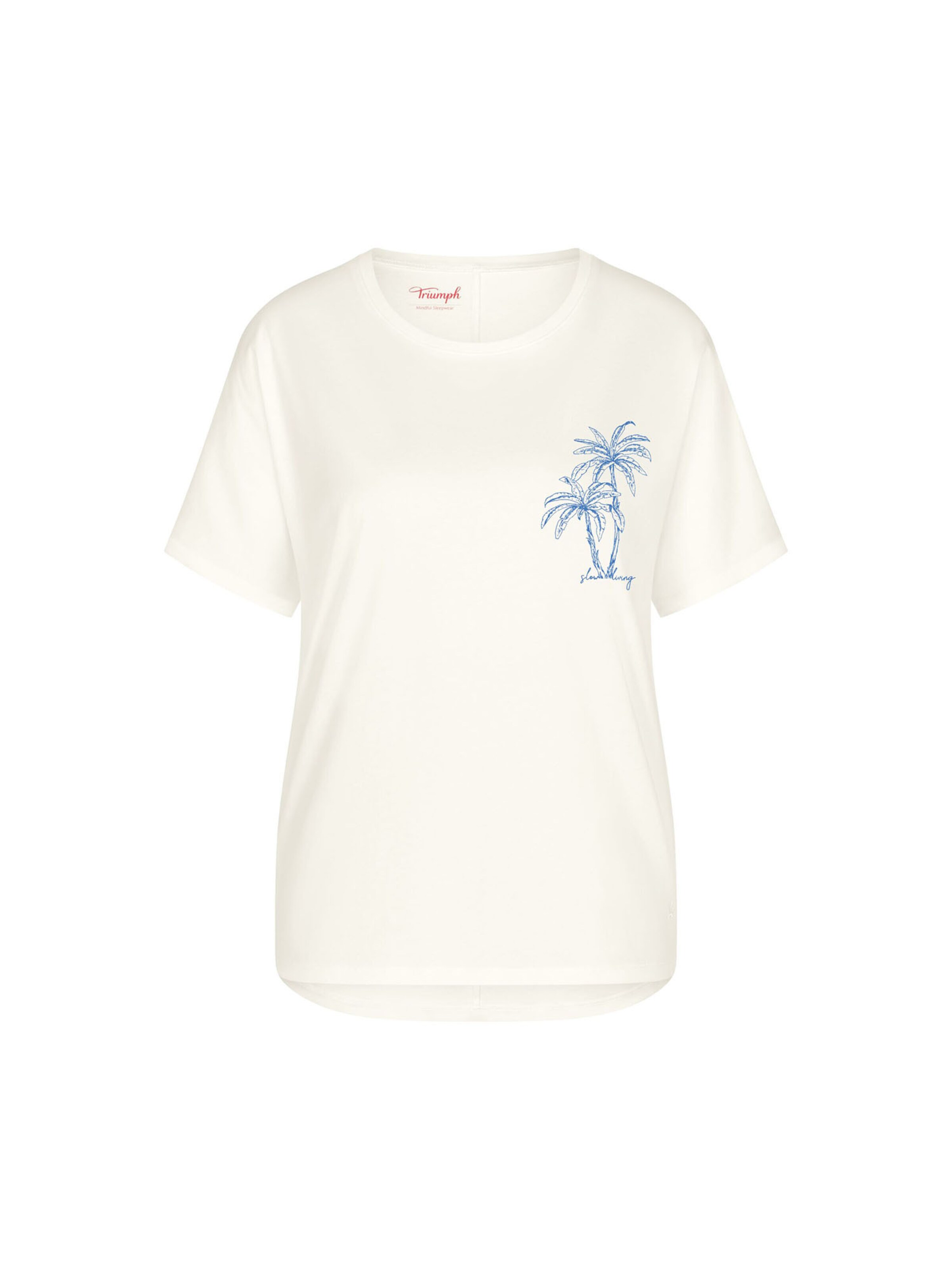 TRIUMPH Shirt ' Red Label Mix & Match Top ' in White: front