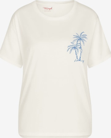 T-shirt ' Red Label Mix & Match Top ' TRIUMPH en blanc : devant