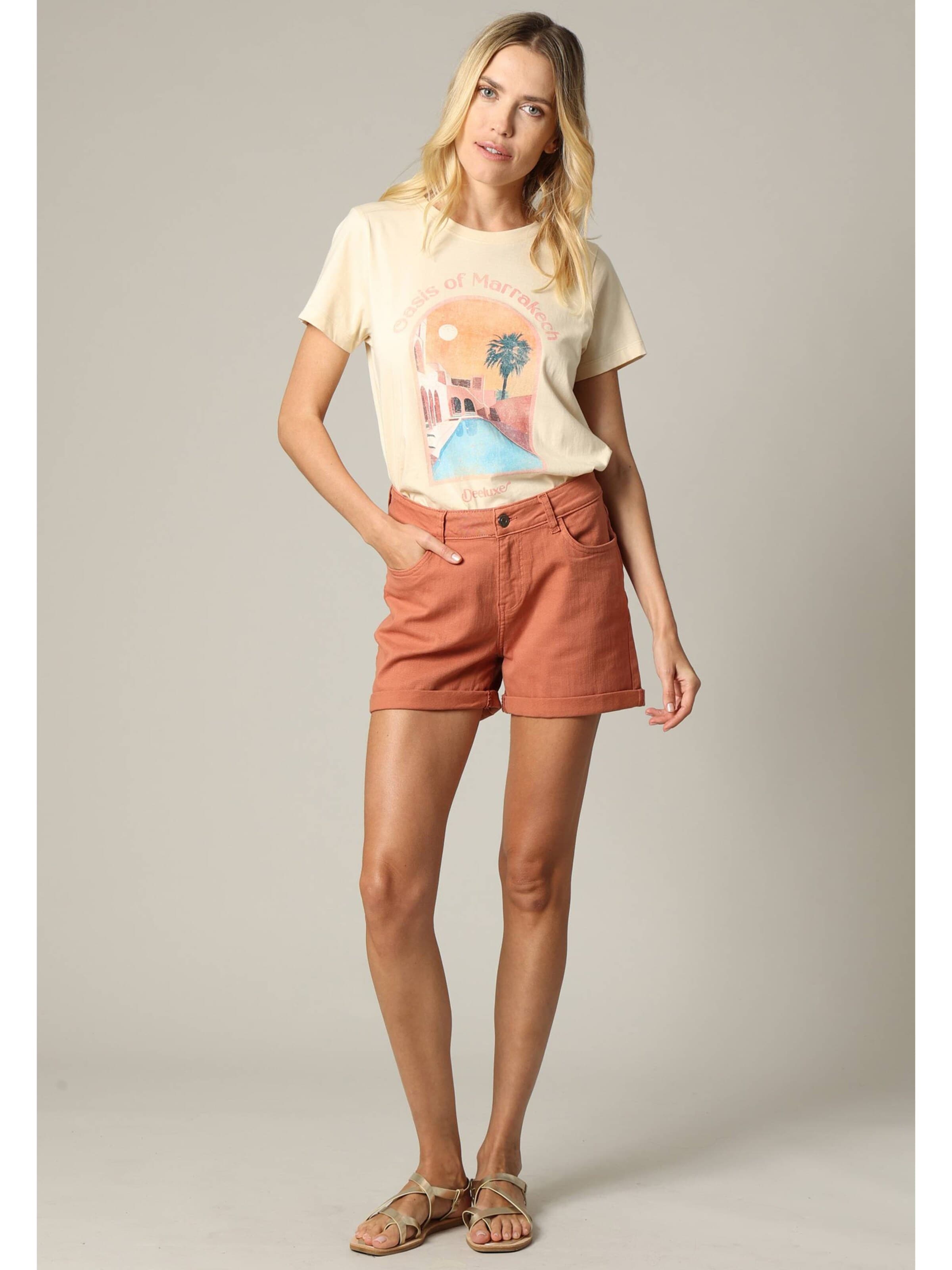 Deeluxe Regular Broek in Rood