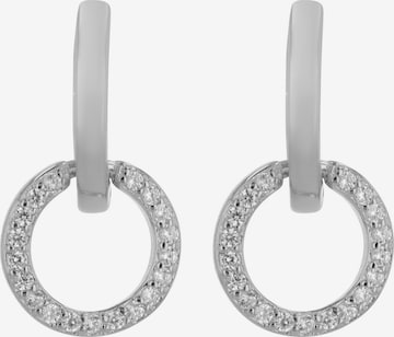Akzent Earrings '"Holly" aus 925 Sterlingsilber, rhodiniert, langlebig' in Silver: front